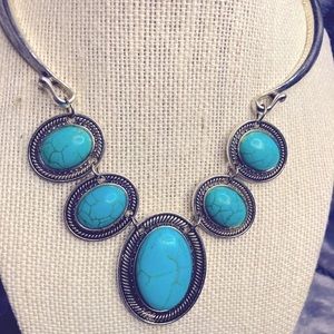 Silver/Blue Necklace